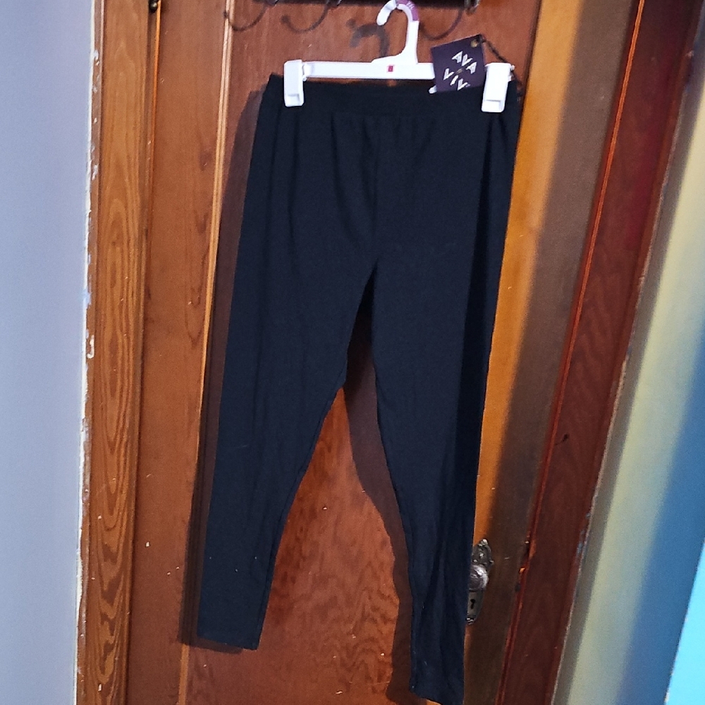 Black Kids Leggings - Unbranded